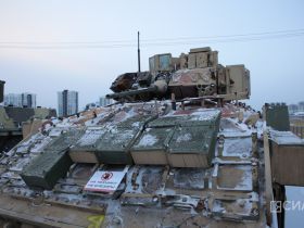 Трофейную технику и геройский танк «Алеша» выставили в Якутске