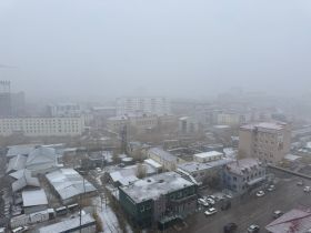 Фотофакт: в Якутске выпал первый снег