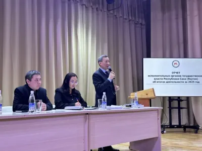 Правительственная группа отчитывается перед жителями Горного района Якутии
