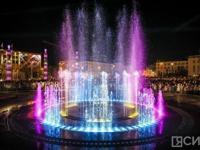 Музыкальный фонтан на площади Республики в Якутске запустят сегодня