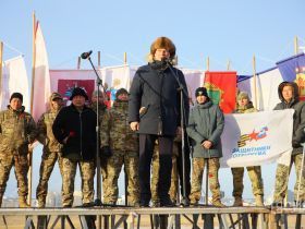 Трофейную технику и геройский танк «Алеша» выставили в Якутске