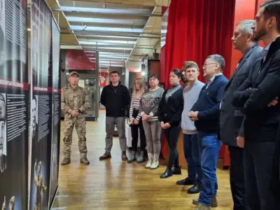 В Луганске состоялось открытие выставки «Якутяне на фронтах войны»