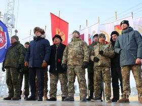 Трофейную технику и геройский танк «Алеша» выставили в Якутске