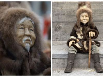 Душа Севера в дереве и мехе: уникальную арт-куклу продают за 1,25 млн рублей