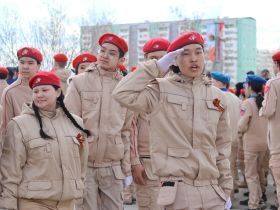 В Якутске определили лучший юнармейский отряд