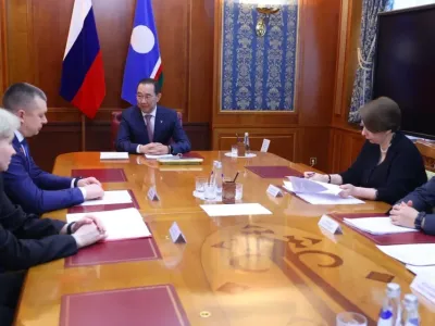 Глава Якутии Айсен Николаев встретился с лидером «Движения Первых» Артуром Орловым