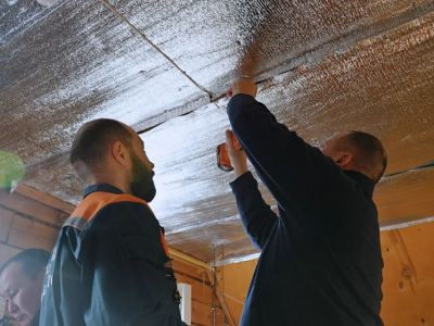 В Якутске семье участника СВО установили пожарные извещатели