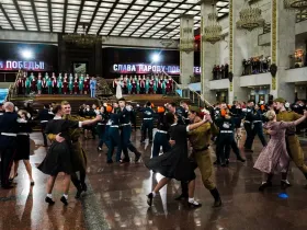 Танцевальный флешмоб «Память хранит имена» стартовал в Музее Победы