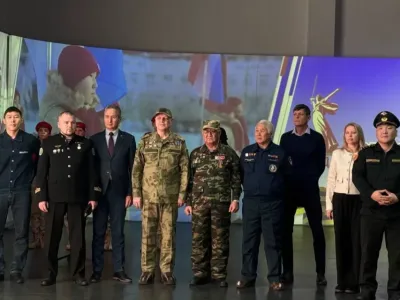 Ветеран СВО принял участие в посвящении юнармейцев