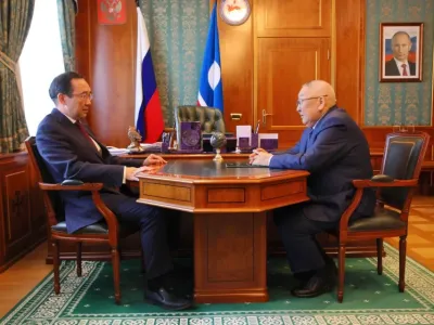 Айсен Николаев и Егор Борисов обсудили вопросы социально-экономического развития Якутии