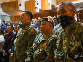В День защитника Отечества в Якутске вручили знаки «Сердце патриота»