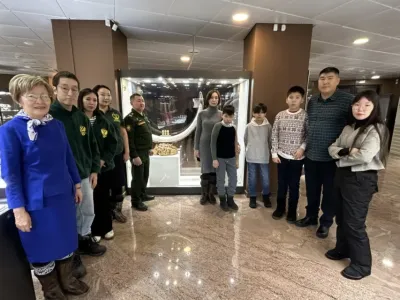 Родные Героя России Дмитрия Егорова посетили Сокровищницу Якутии