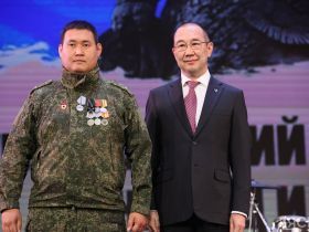 На Антифашистском форуме в Якутске наградили участников специальной военной операции