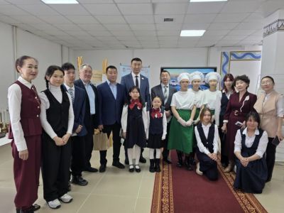 Рыбный фудкорт развернули на выставке школ в Жиганском районе