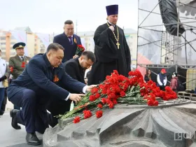 В Якутске провели акцию «Поклонимся великим тем годам» в честь 81-й годовщины Победы