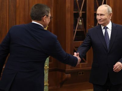 Владимир Путин провел встречу с секретарем Генсовета партии «Единая Россия» Владимиром Якушевым