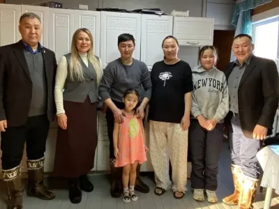 Пожарный извещатель установили в доме многодетной семьи в Жилинде Оленекского района