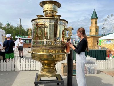 Татарское подворье установит 300-литровый самовар для гостей Сабантуя