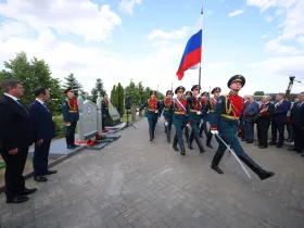 На Мамаевом кургане открыли первый обелиск якутянам — защитникам Сталинграда