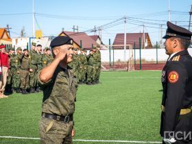 В Якутске стартовал республиканский слет юнармейцев