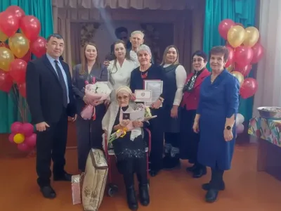 100-летний юбилей отметила жительница Олекминского района Якутии Екатерина Спасская