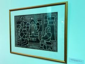 «Ожившая песнь Олонхо»: в Якутске открылась выставка к 95-летию Владимира Карамзина