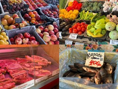 Обзор цен на овощи, ягоды, мясо на Крестьянском рынке Якутска