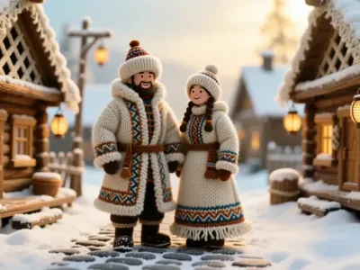 Якутяне увлеклись созданием миров из пряжи и конструкторов