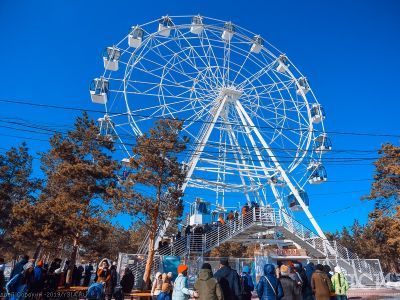В парке Якутска заработали аттракционы