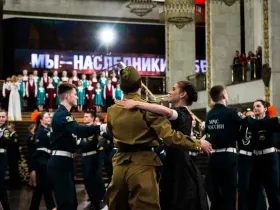 Танцевальный флешмоб «Память хранит имена» стартовал в Музее Победы