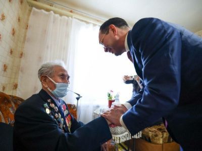 Учителю-фронтовику Николаю Афанасьеву исполнилось 100 лет