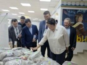 Рыбный фудкорт развернули на выставке школ в Жиганском районе